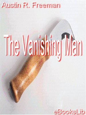 cover image of The Vanishning Man